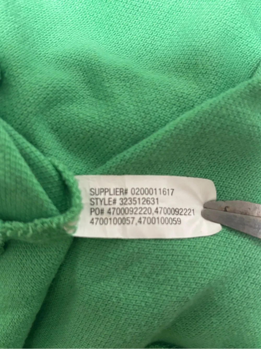 Youth XL 18-20 Ralph Lauren Bright Green Polo with Orange Logo